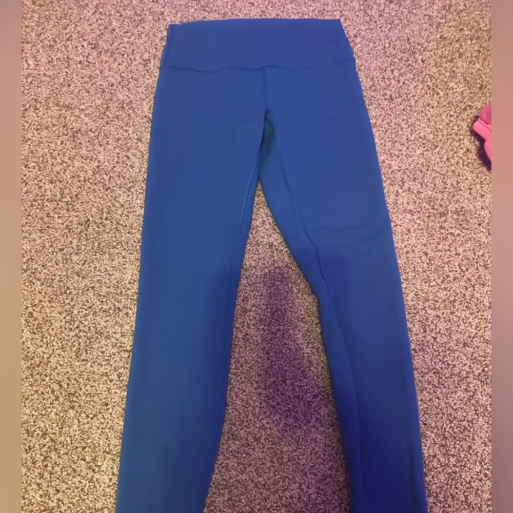 blue lululemon leggings